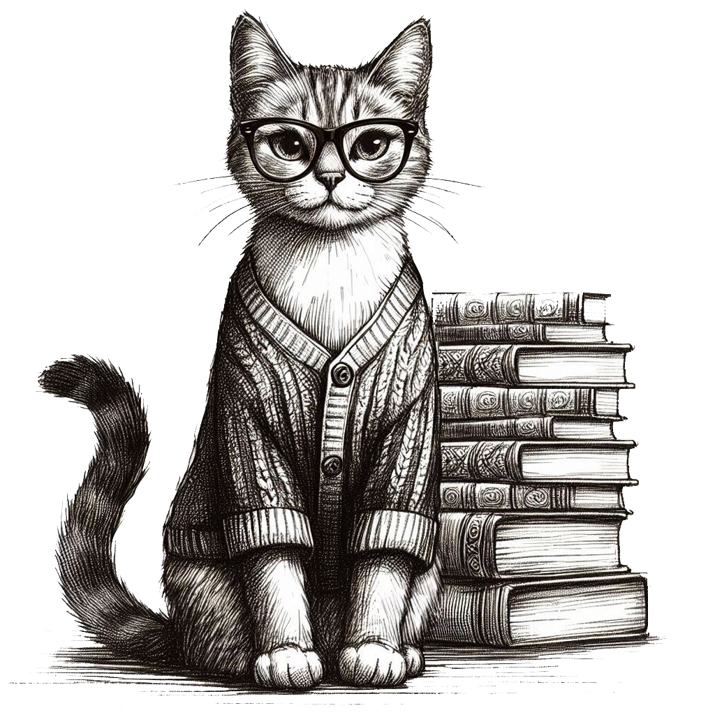 Katze Buchgeflüster
